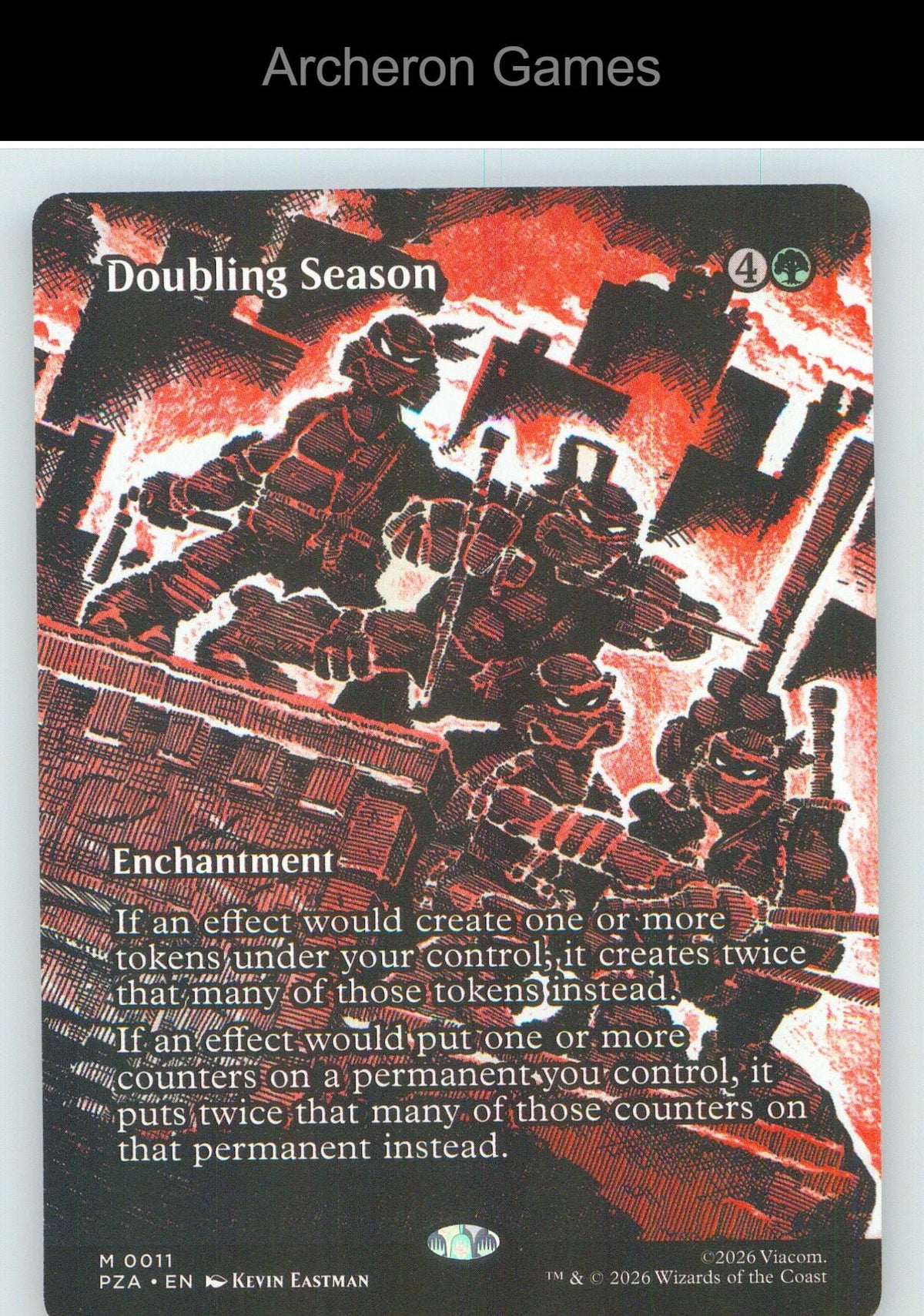 Doubling Season (Borderless) TME 11 Mythic MTG Card NM/EX+