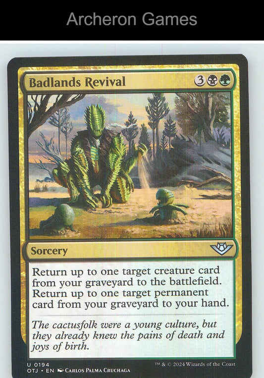Badlands Revival OTJ 194 UC MTG Card NM/EX+