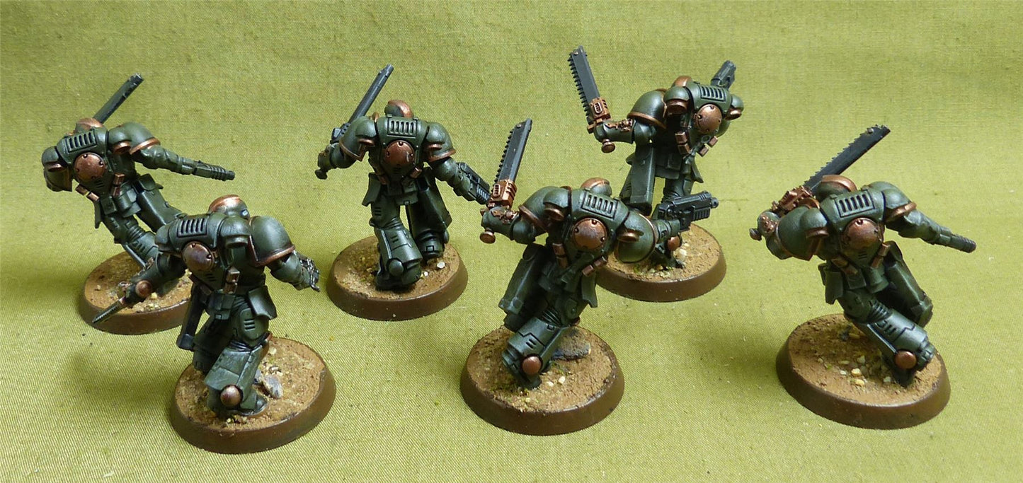Assault Intercessor Squad set of 6 painted - Space Marines - Warhammer 40K #2NX