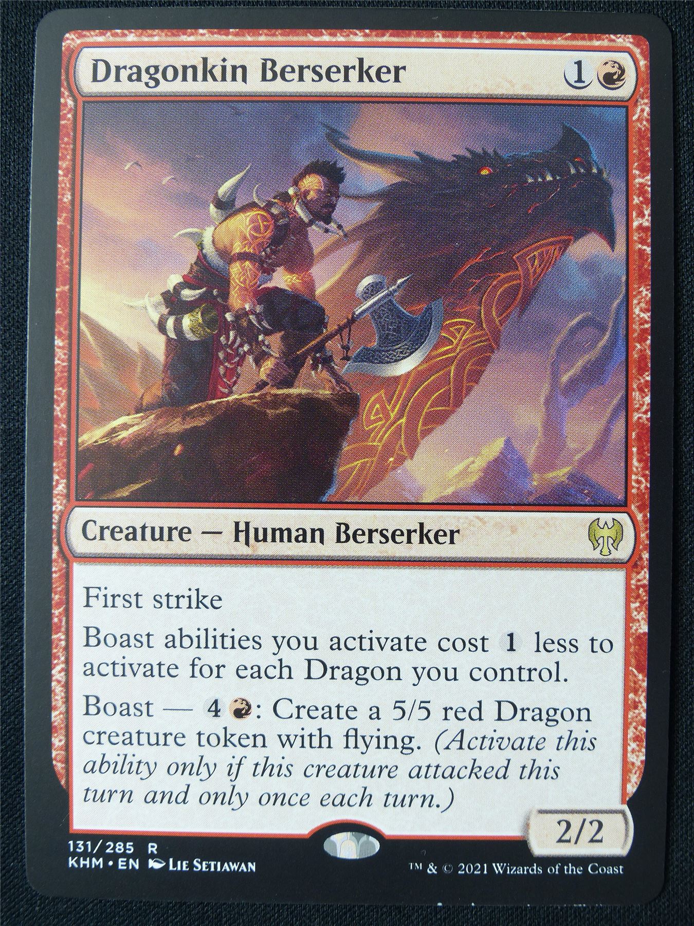 Dragonkin Berserker - KHM - Mtg Card #1RK