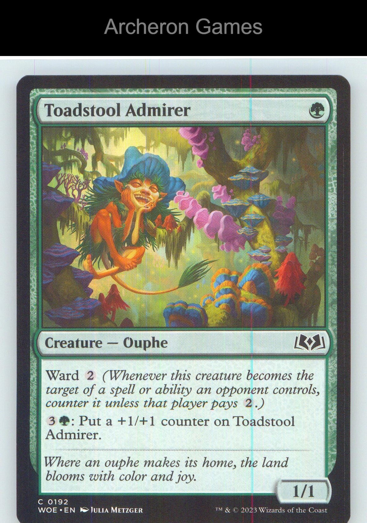 Toadstool Admirer WOE 192 C MTG Card NM/EX+