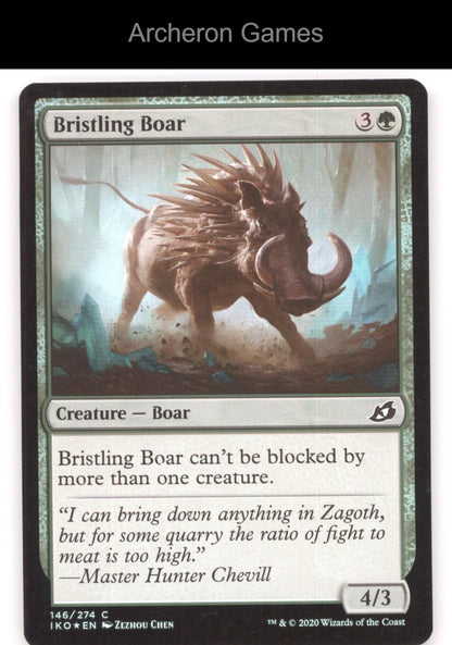Bristling Boar 146 C MTG Card Ikoria: Lair of Behemoths