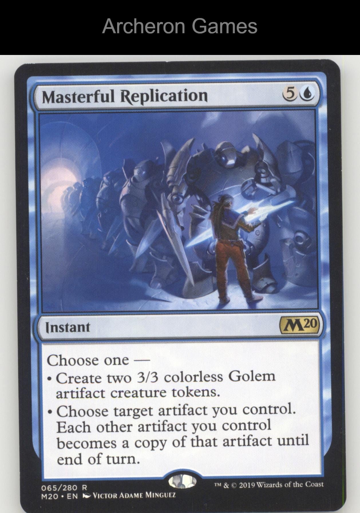 Masterful Replication 65 R MTG Card Core Set 2020