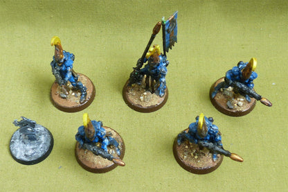 Fire Dragons painted - Aeldari - Warhammer 40K #19L