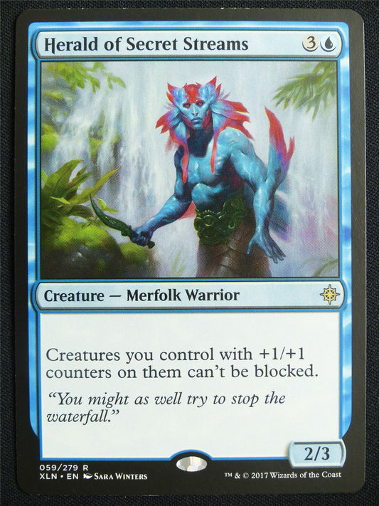 Herald of Secret Streams - XLN - Mtg Card #23G