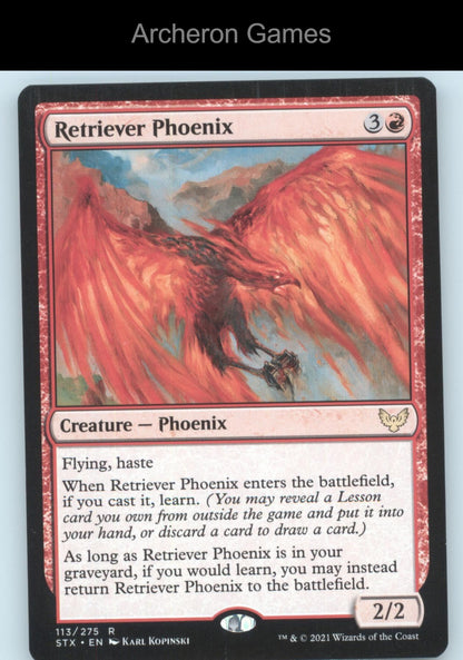 Retriever Phoenix 113 R MTG Card Promo Pack: Strixhaven