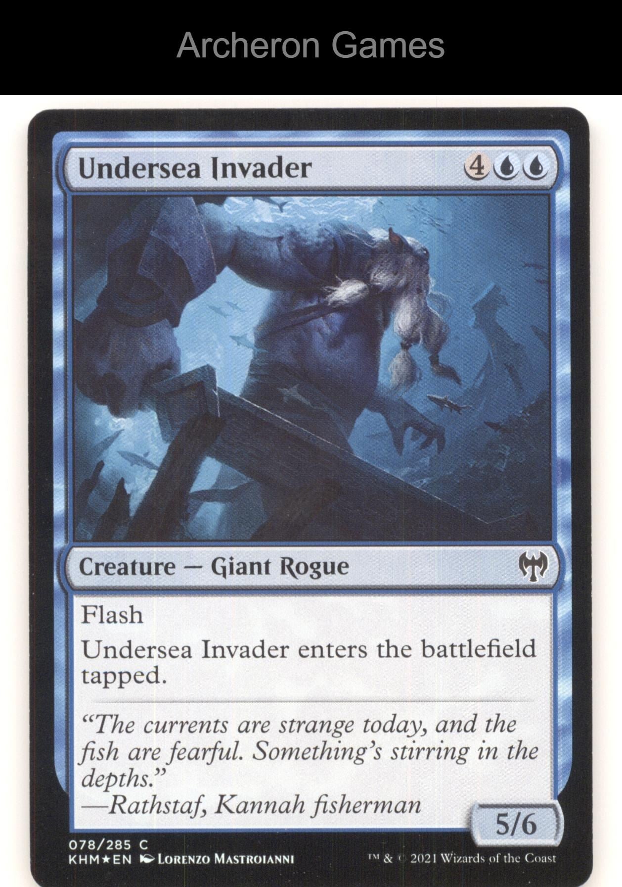 Undersea Invader 78 C MTG Card Kaldheim