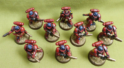 Infernus Squad painted - Blood Angels - Warhammer 40K #5B