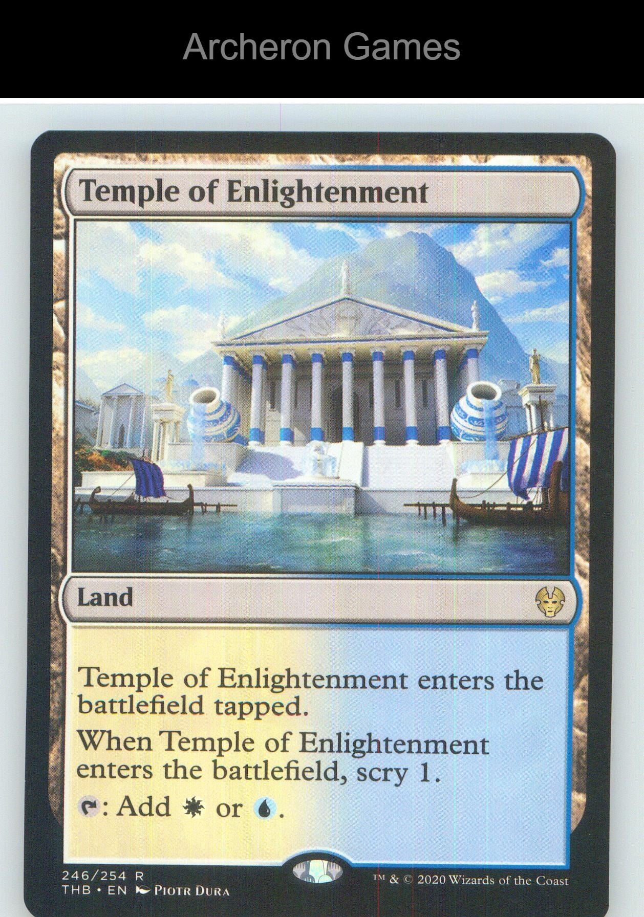 Temple of Enlightenment THB 246 R MTG Card NM/EX+