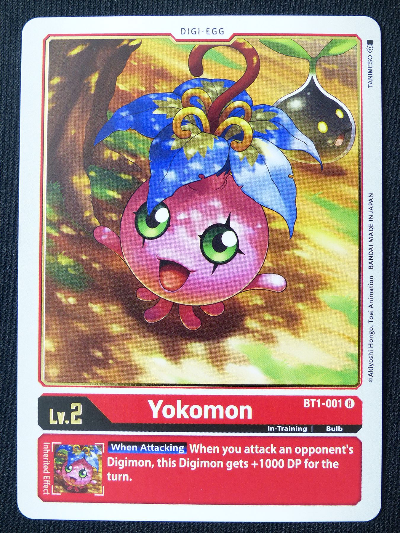 Yokomon BT1-001 R - Digimon Card #16X