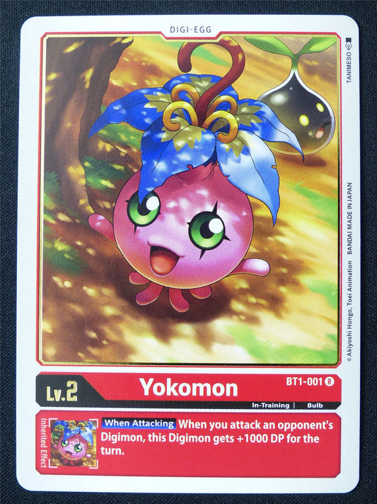 Yokomon BT1-001 R - Digimon Card #16X