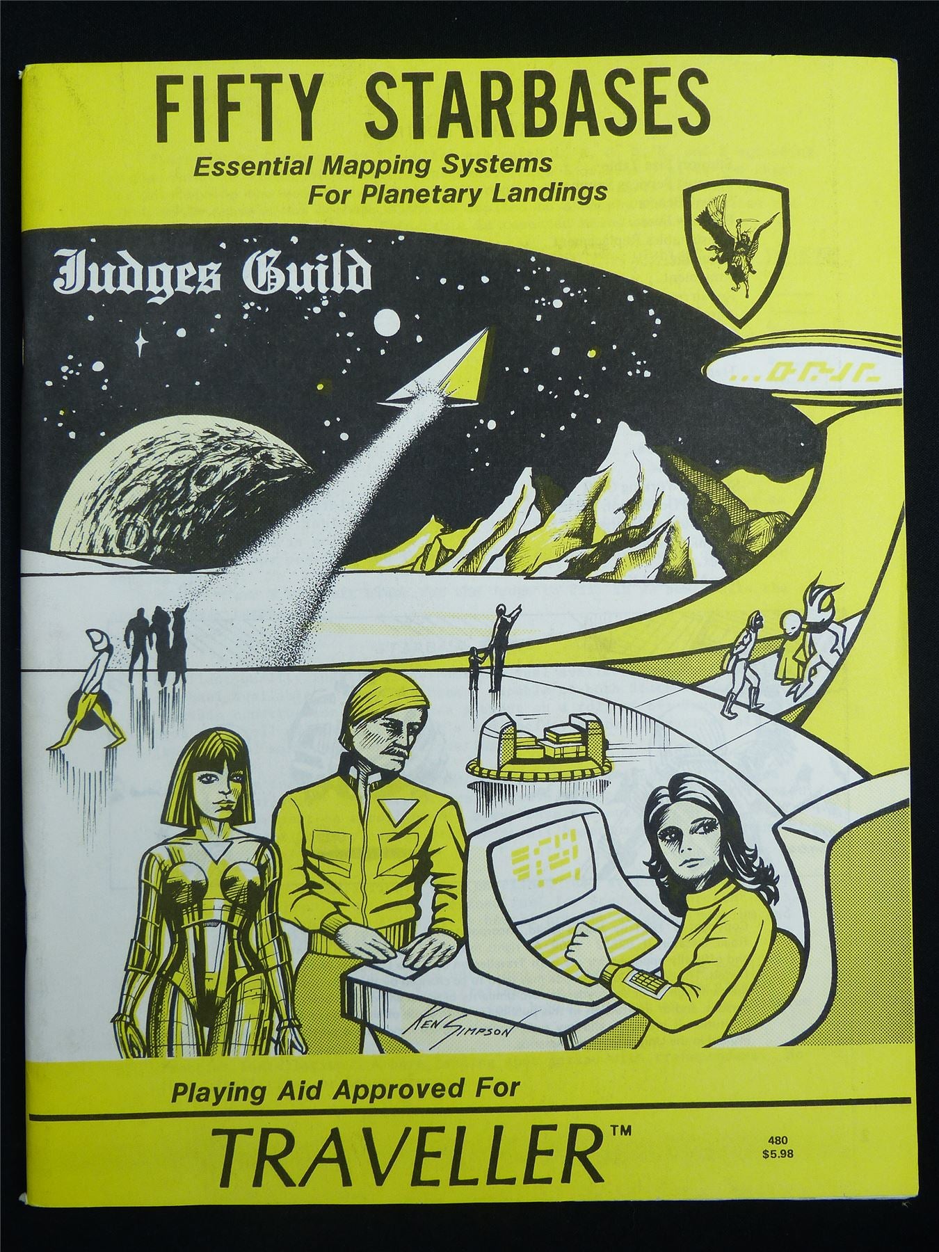 Traveller: Fifty Starbases Mapping System - Judge Guild Roleplaying Booklet #2SL