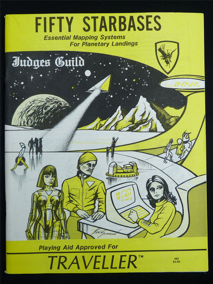 Traveller: Fifty Starbases Mapping System - Judge Guild Roleplaying Booklet #2SL