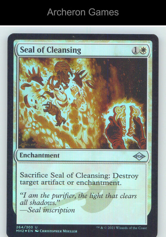 Seal of Cleansing MH2 264 UC MTG Card NM/EX+ Foil