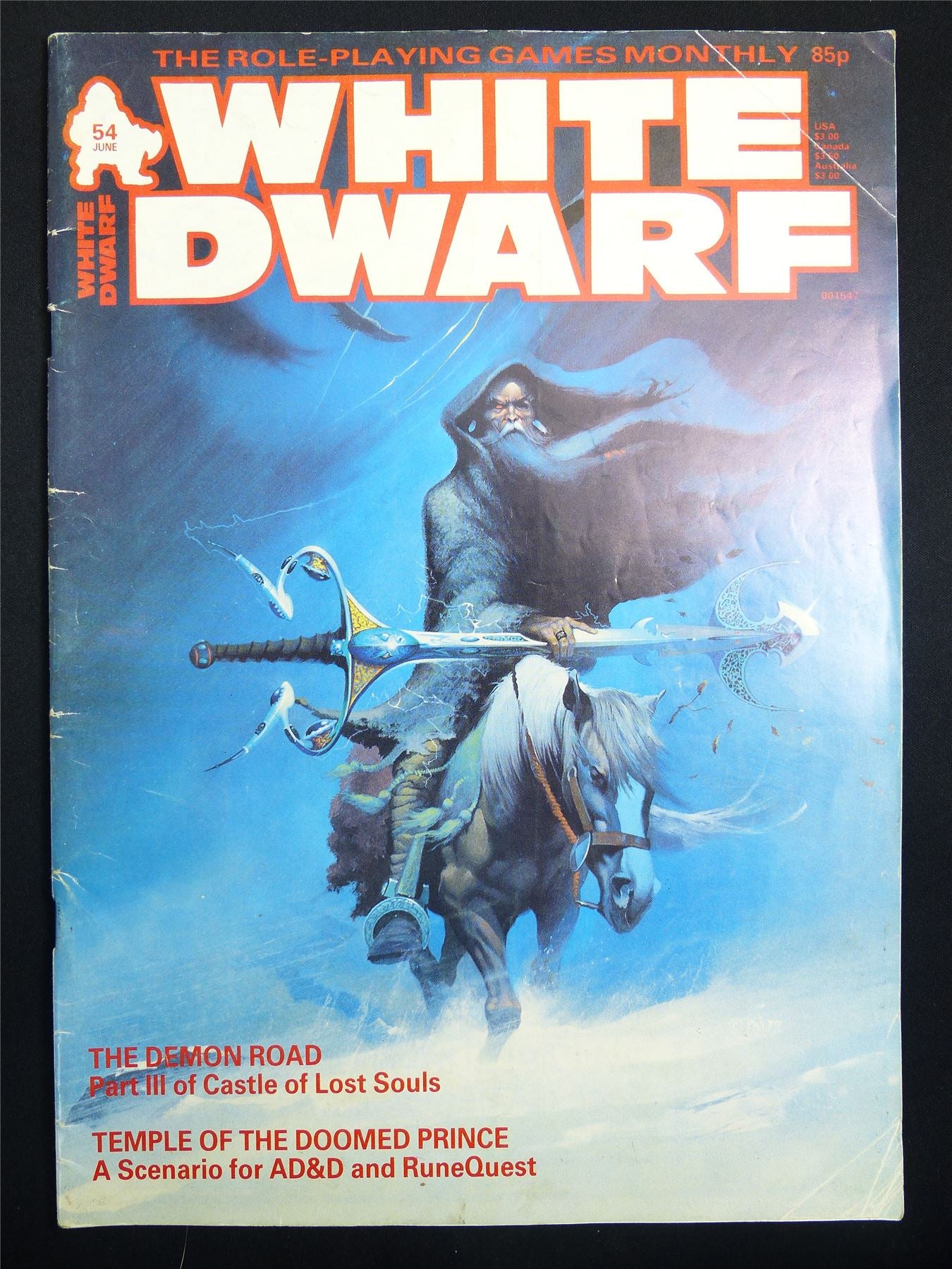 Vintage White Dwarf #54 OOP - Warhammer Magazine #KW