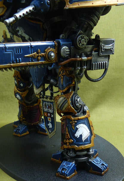 Imperial Knight with Forgeworld Shoulder Pads painted - Warhammer 40K #ZA