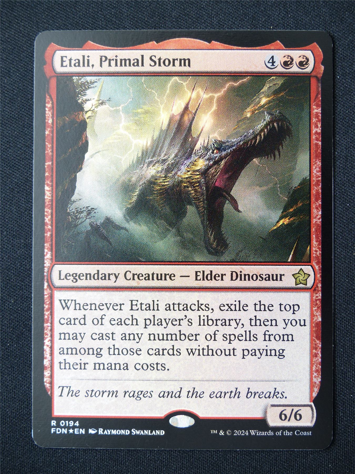 Etali Primal Storm Foil - FDN - Mtg Card #4PI