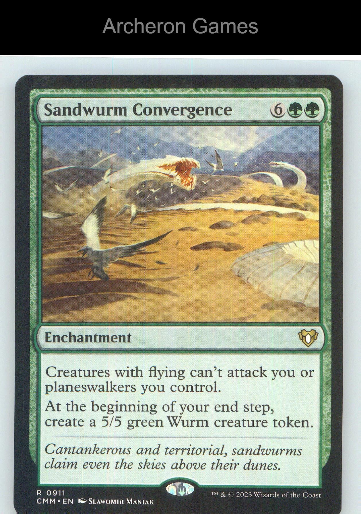 Sandwurm Convergence CMM 911 R MTG Card NM/EX+