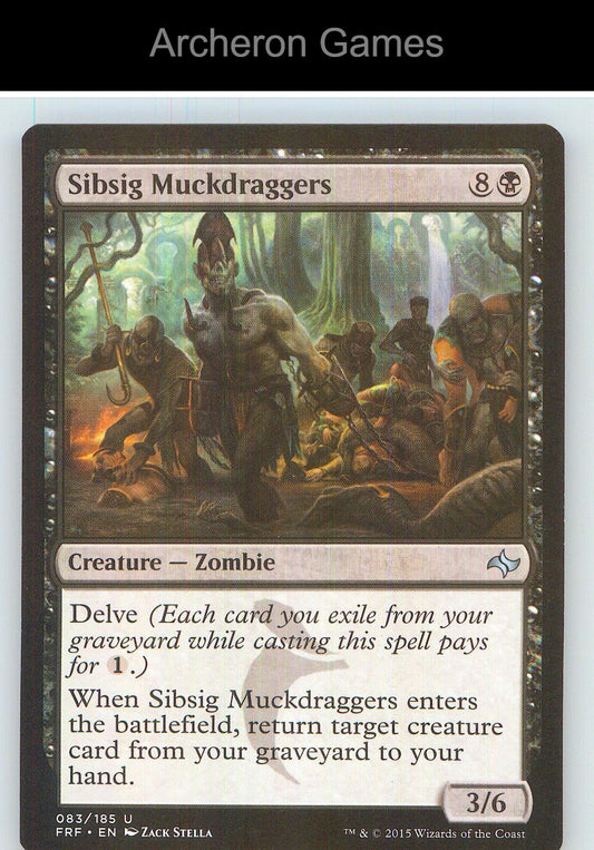 Sibsig Muckdraggers FRF 83 UC MTG Card NM/EX+