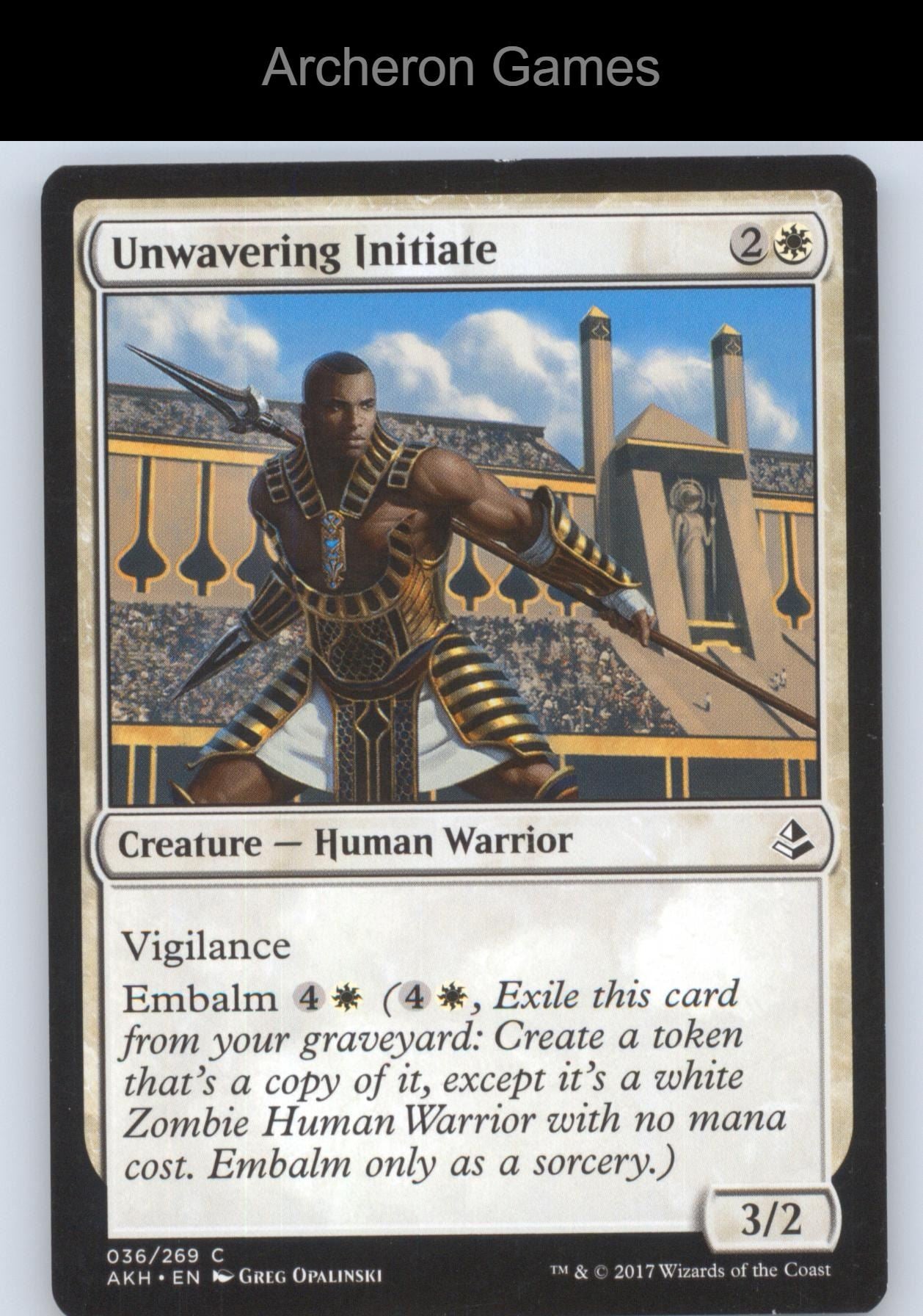 Unwavering Initiate 36 C MTG Card The List Reprints