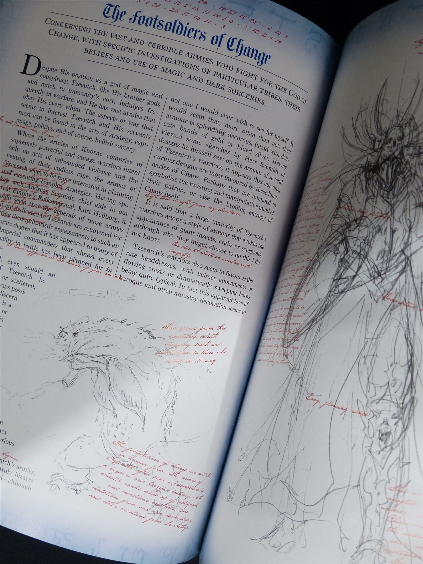 Liber Chaotica volume four: Tzeentch signed - Warhammer Black Library #1HV