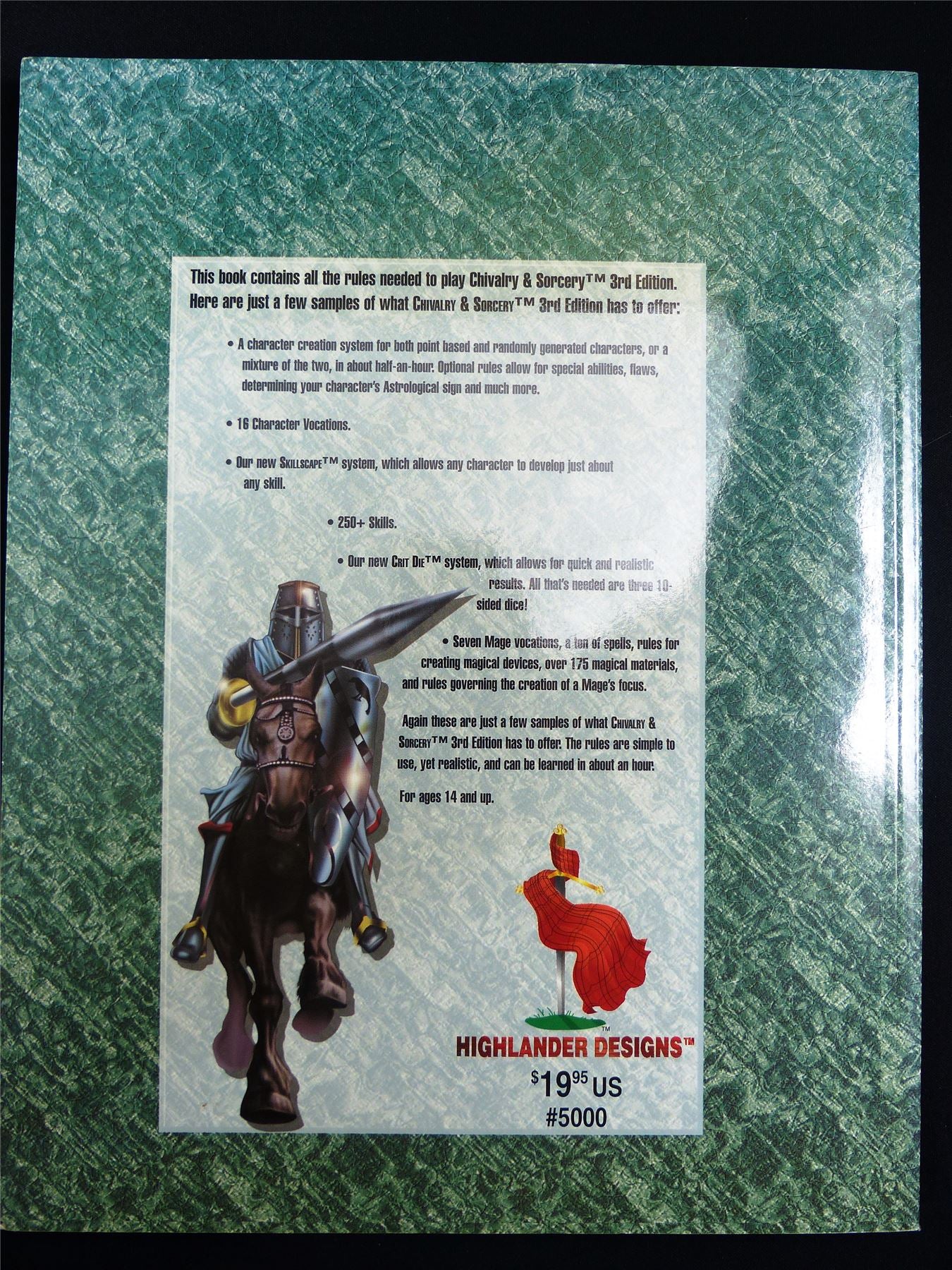 Chivalry & Sorcery 3rd Edition - Roleplay Softback #2UN