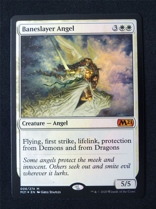 Baneslayer Angel Foil - M21 - Mtg Card #K3