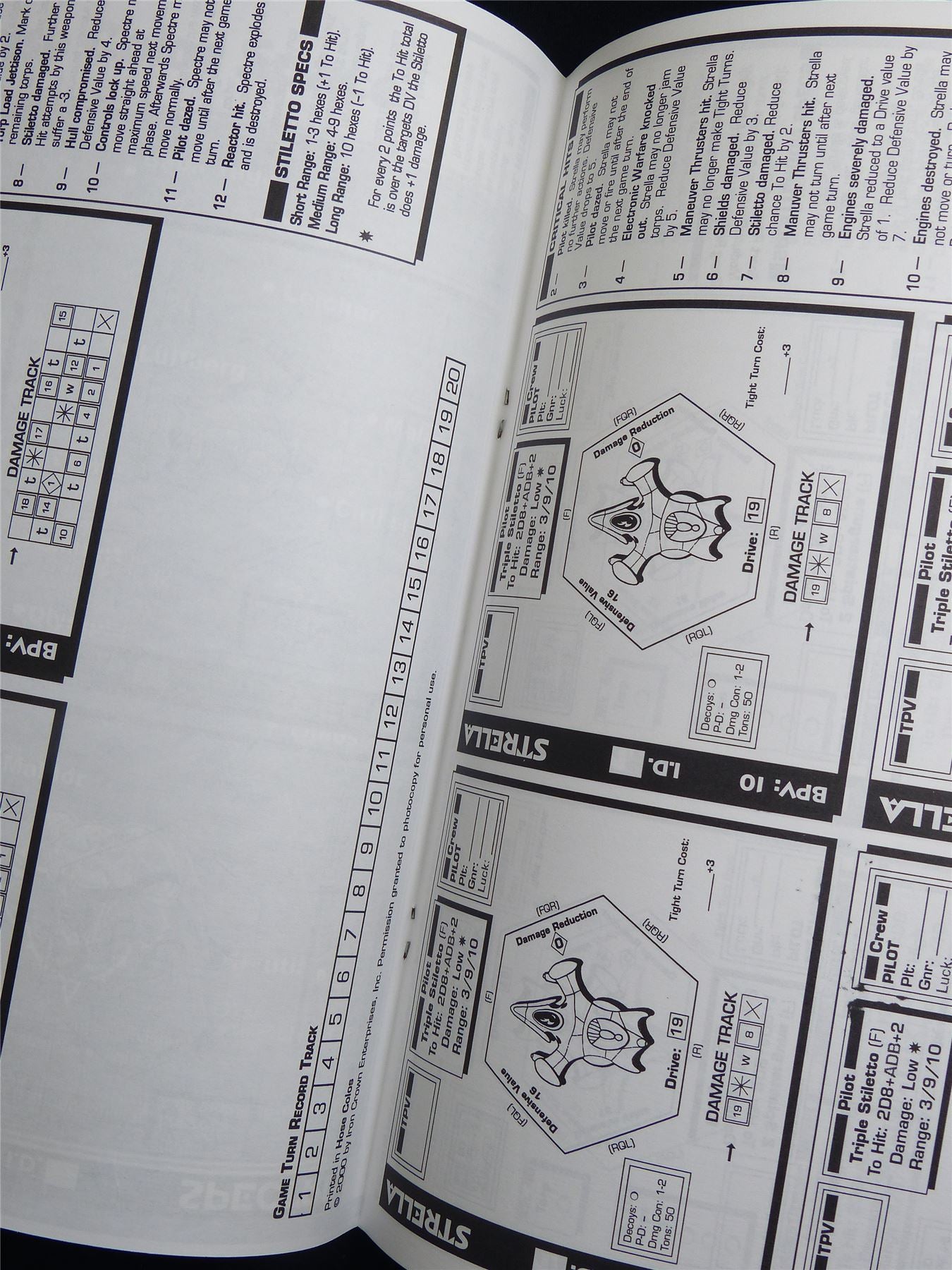 Silent Death: House Colos Miniatures Sourcebook - I.C.E. Booklet #2R4