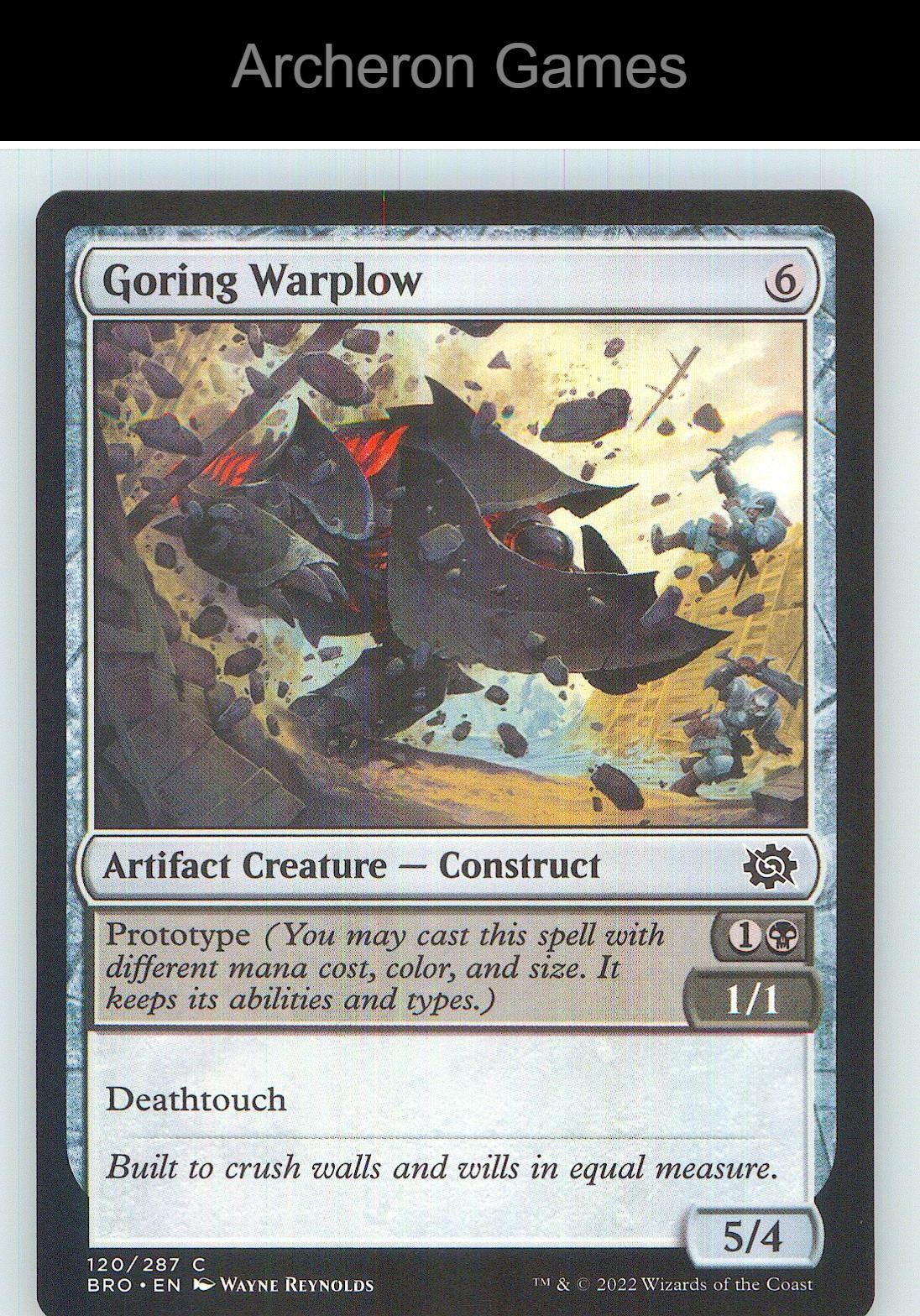 Goring Warplow BRO 120 C MTG Card NM/EX+
