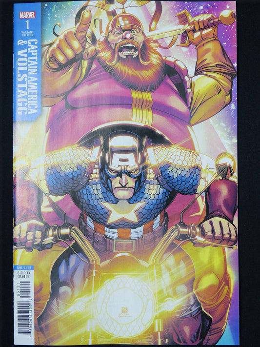 CAPTAIN America & Volstagg #1 Variant - B&B Apr 2025 Marvel Comic #ER