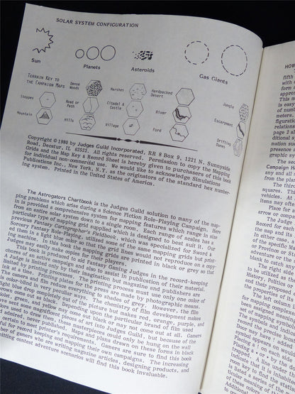Judges Guild Traveller: The Astrogators Chartbook - Roleplay Booklet #1X0