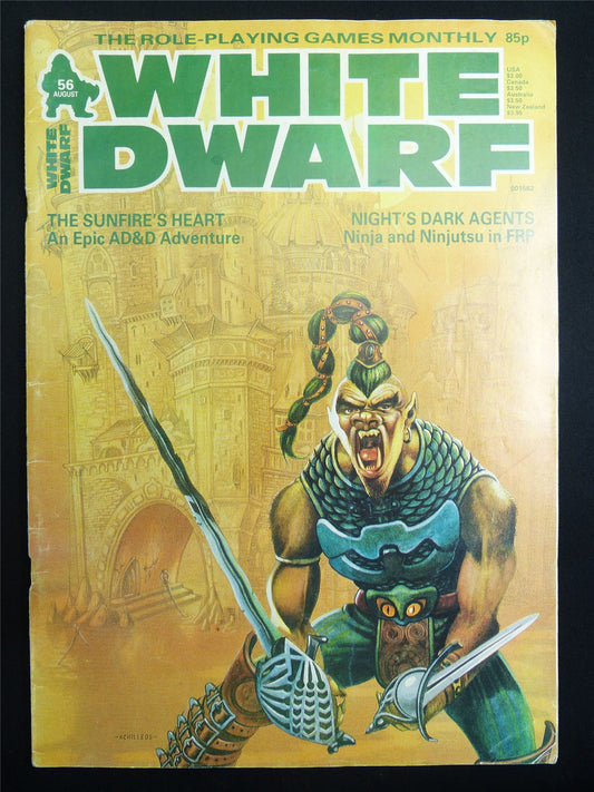 Vintage White Dwarf #56 OOP - Warhammer Magazine #KU