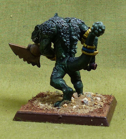 Classic Metal Kroxigor painted - Seraphon - Warhammer AoS #2OU