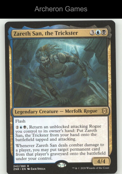 Zareth San, the Trickster 242 R MTG Card Zendikar Rising