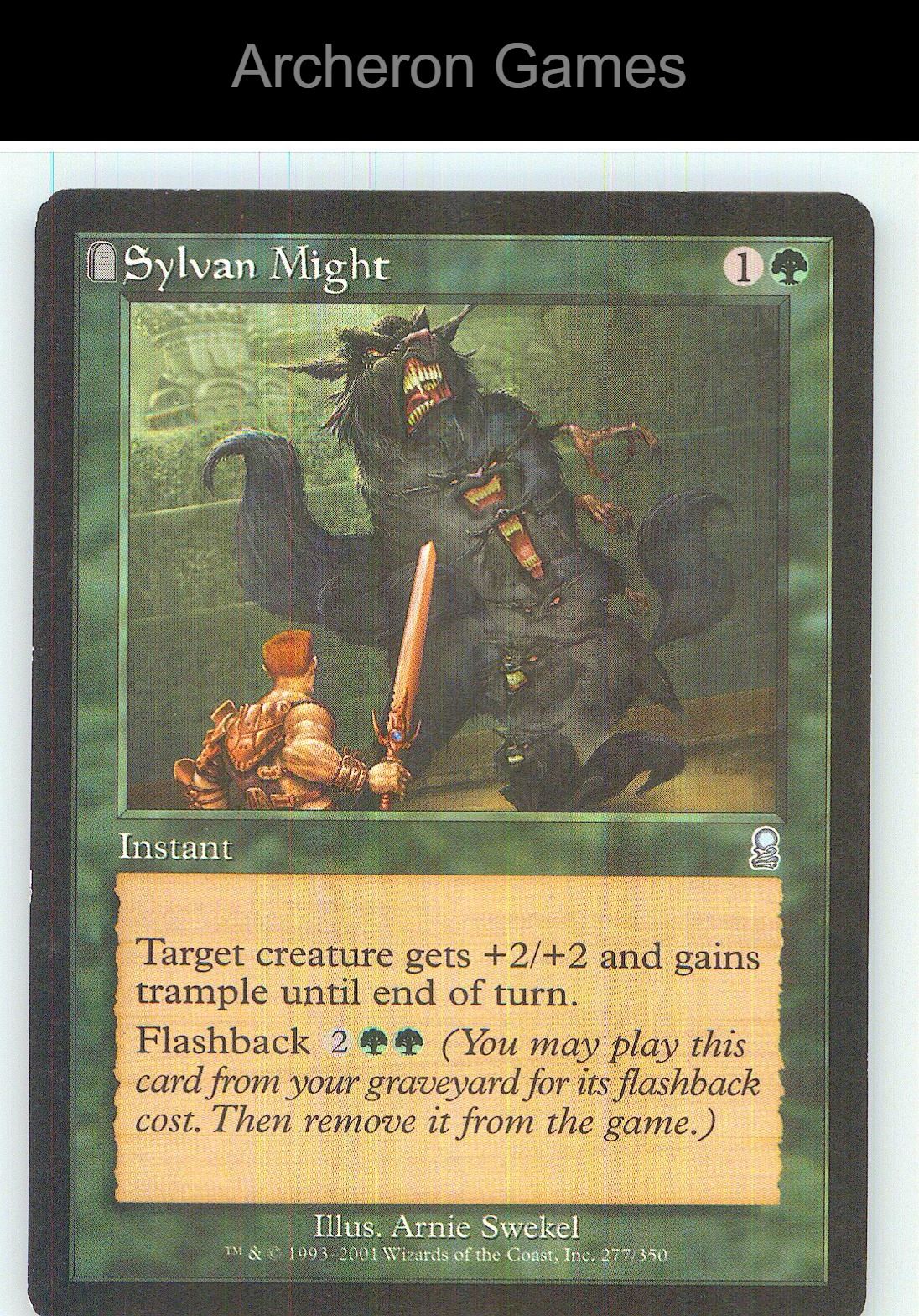 Sylvan Might ODY 277 UC MTG Card NM/EX+
