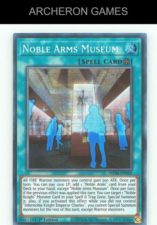 Noble Arms Museum SEC YUGIOH Card