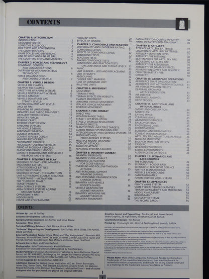 Dirtside II: Science Fiction Ground Combat Miniatures Rulebook Booklet #2SC