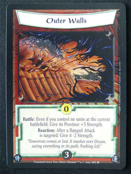 Outer Walls Foil - Tom - Legend of the Five Rings L5R Card #W3