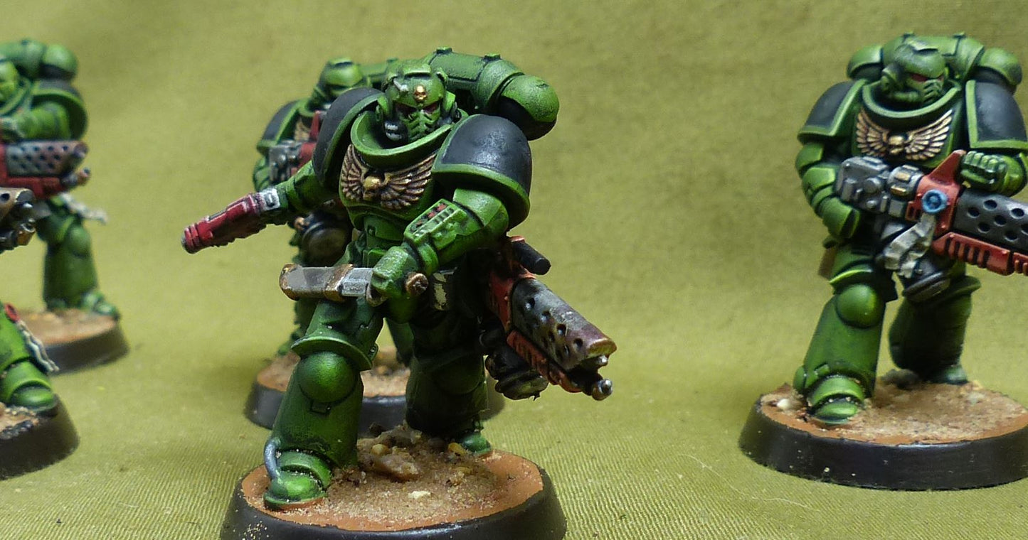 Infernus Squad set of 5 painted - Space Marines - Warhammer 40K #5BJ