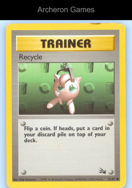 Pokemon Card Recycle FO 61/62 C Fossil Unlimited
