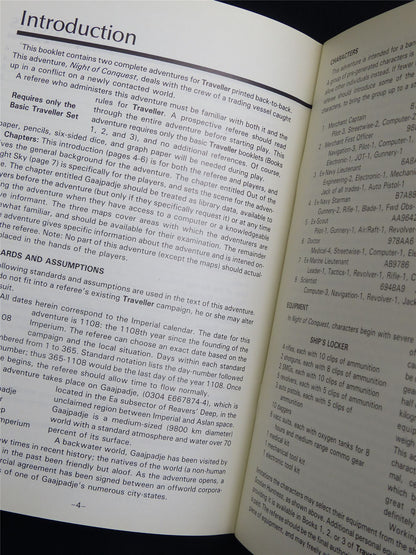 Traveller: Double Adventure 6 Divine Intervention - Roleplaying Booklet #2TV