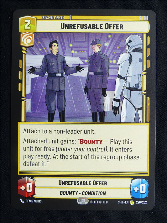 unrefusable Offer 226/262 - Star Wars Unlimited Card #3TJ