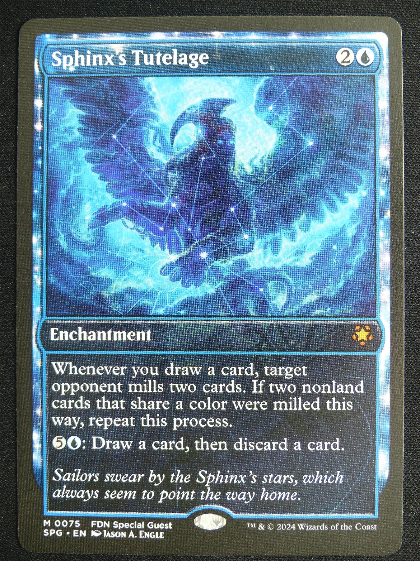 Sphinx's Tutelage Showcase - SPG - Mtg Card #4MV