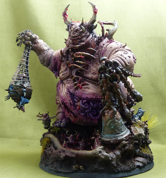 Great Unclean One painted - Nurgle Daemons - Warhammer 40K AoS #27B
