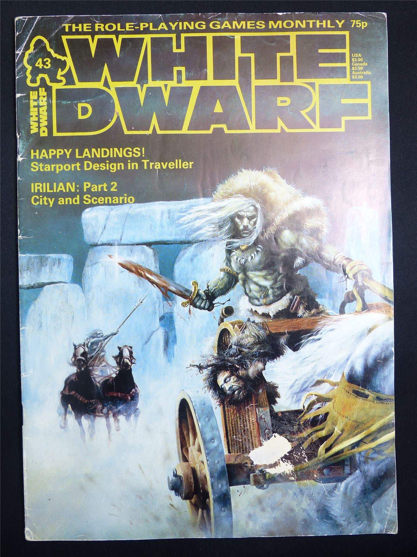 Vintage White Dwarf #43 OOP - Warhammer Magazine #L2