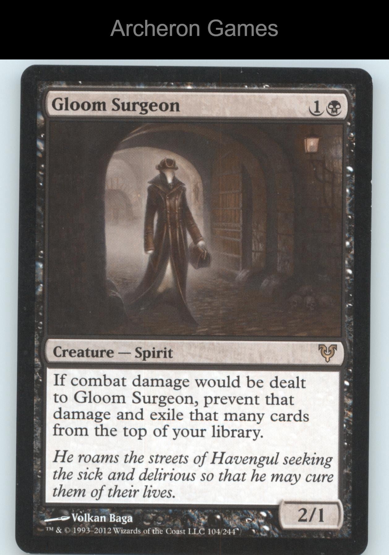 Gloom Surgeon 104 R MTG Card Avacyn Restored