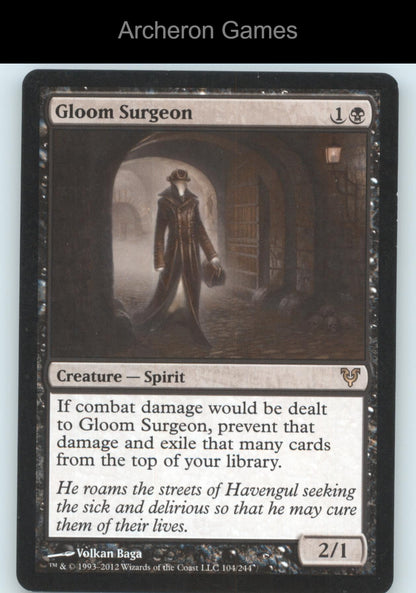 Gloom Surgeon 104 R MTG Card Avacyn Restored