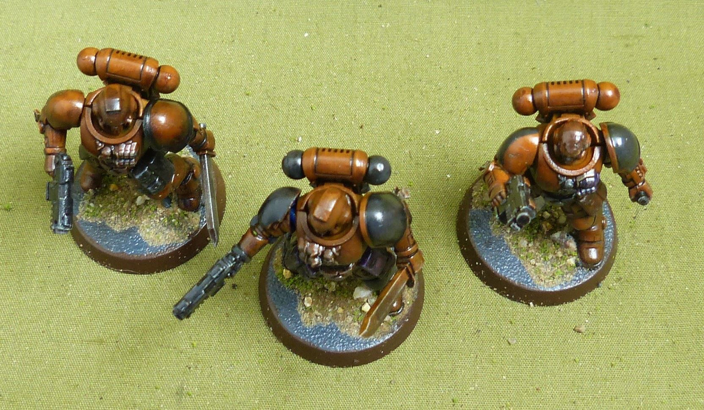 Intercessor Squad set of 3 upgrade painted - Space Marines - Warhammer 40K #1QY