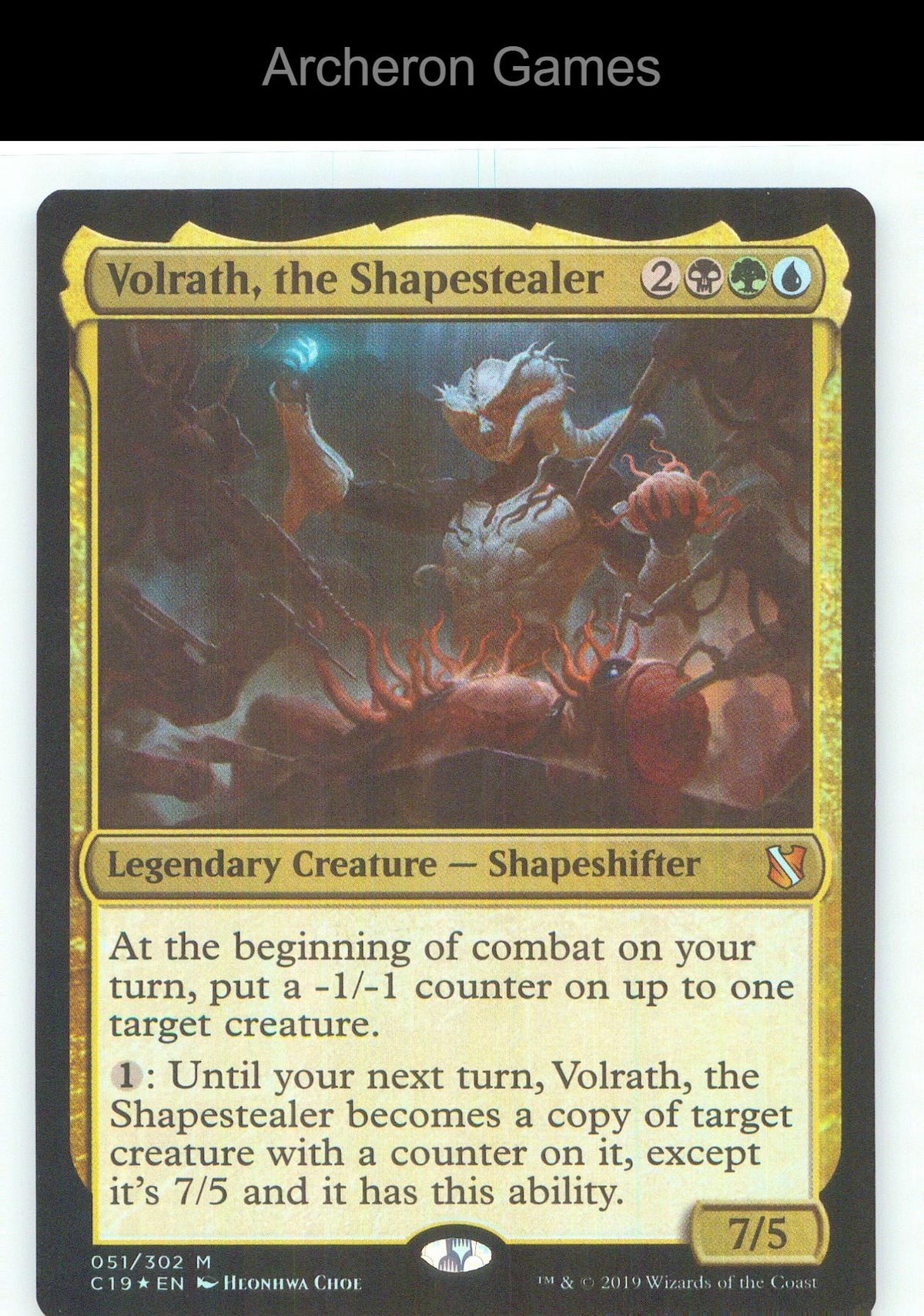 Volrath, the Shapestealer C19 51 Mythic MTG Card NM/EX+ Foil