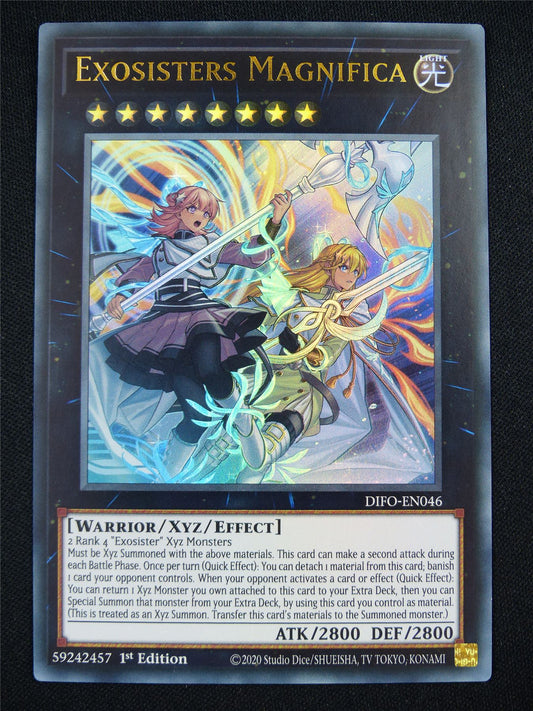Exosisters Magnifica DIFO Ultra Rare - 1st ed Yugioh Card #2C2